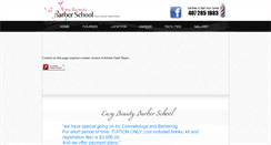Desktop Screenshot of easybeautybarberschool.com